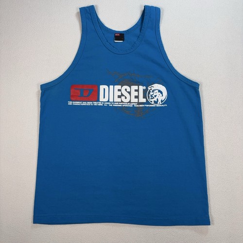 Diesel tank top men blue - men's, m*