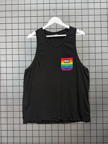 Canotta diesel uomo nera - canotta, l